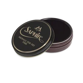 08 Burgundy - Saphir Medaille D'or Pate-De-Luxe Beeswax Shoe Polish 100ml