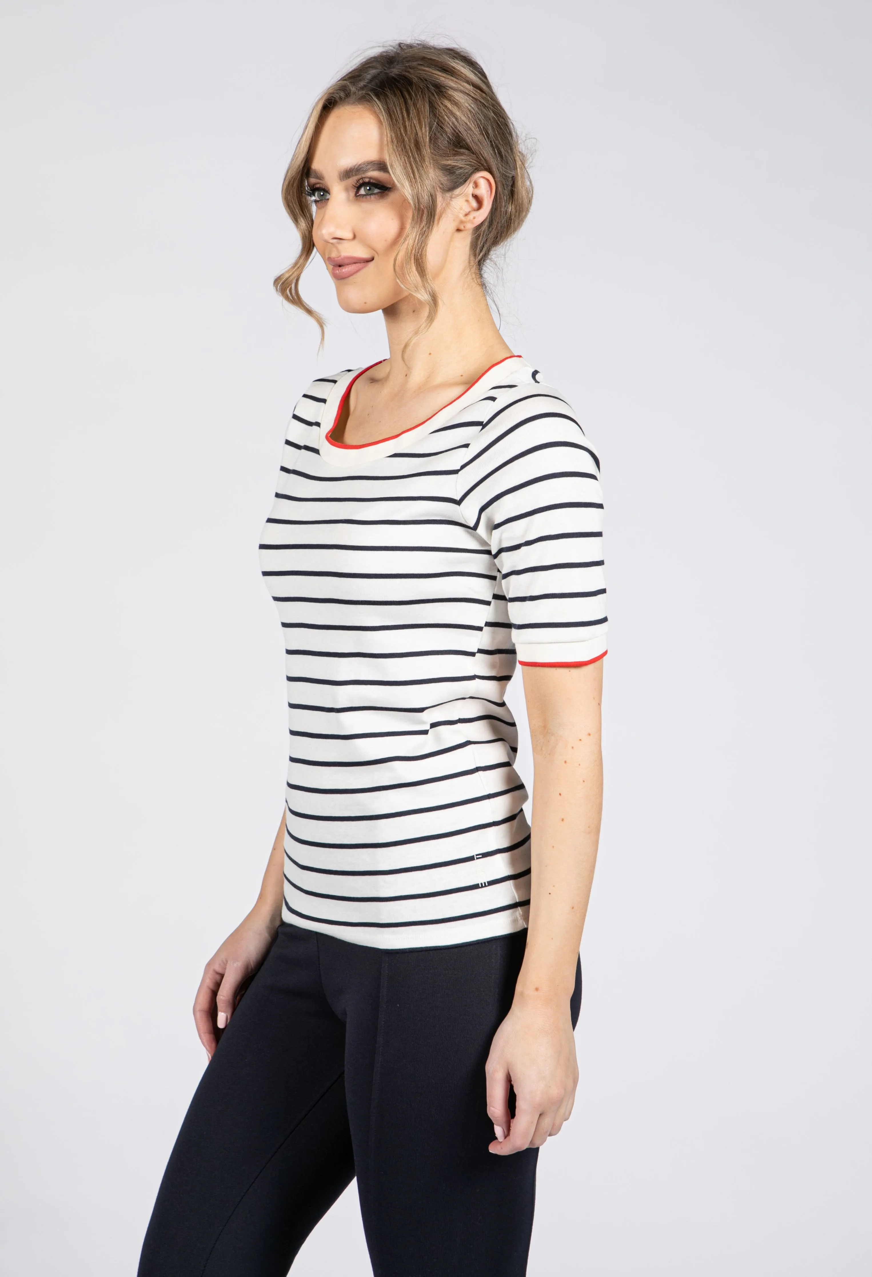 100% Organic Cotton Stripe Tee