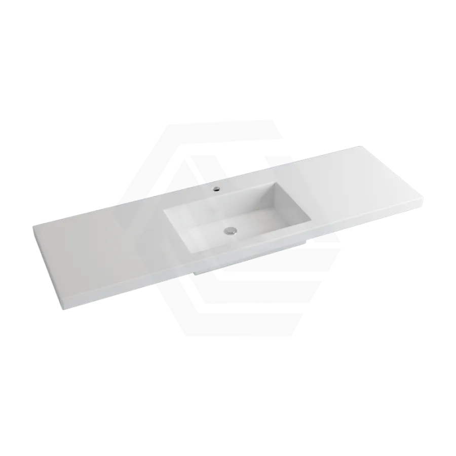 1500x465x135mm Poly Top for Bathroom Vanity Single Bowl 1 Tap hole NO Overflow