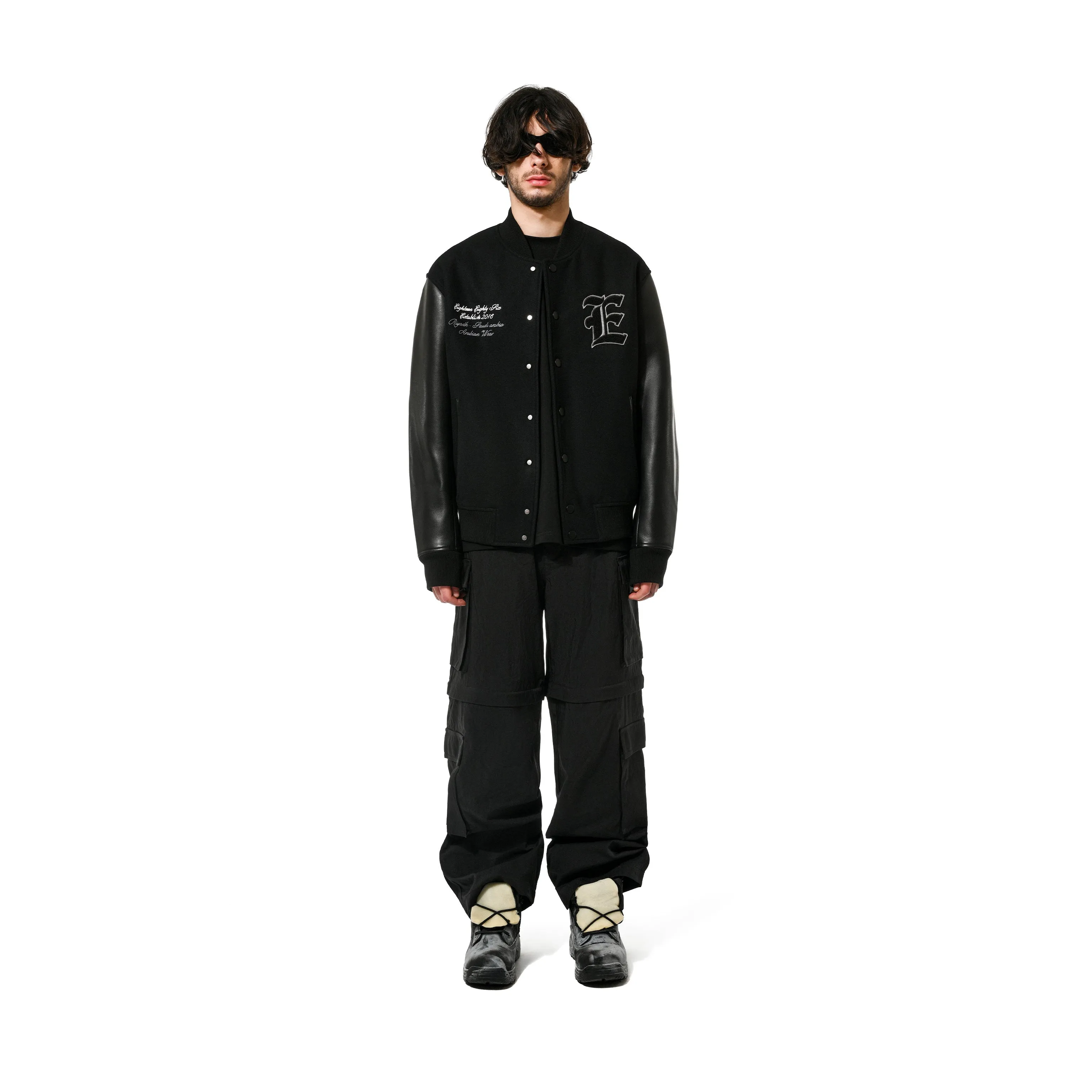 1886 VARSITY JACKET - BLACK