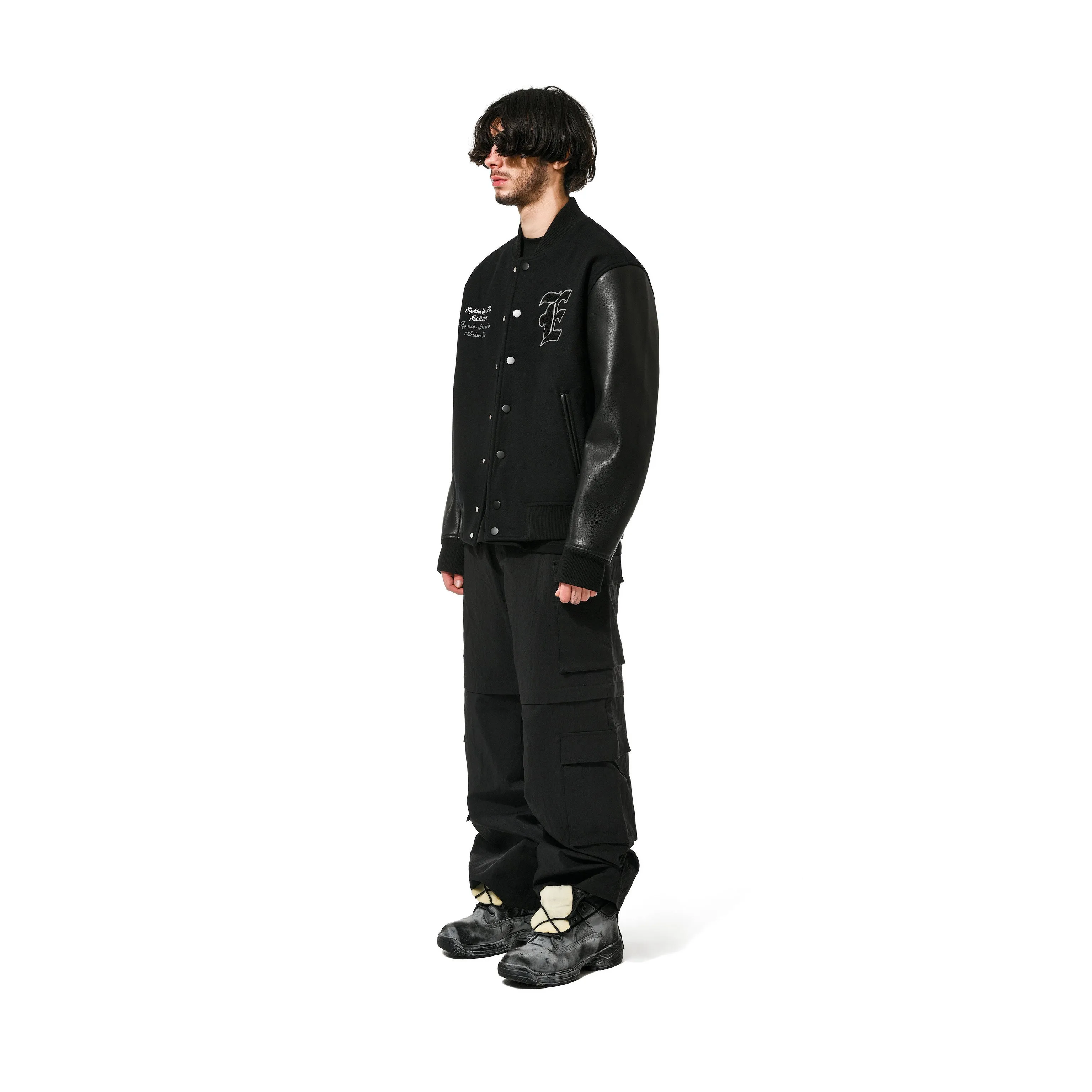 1886 VARSITY JACKET - BLACK