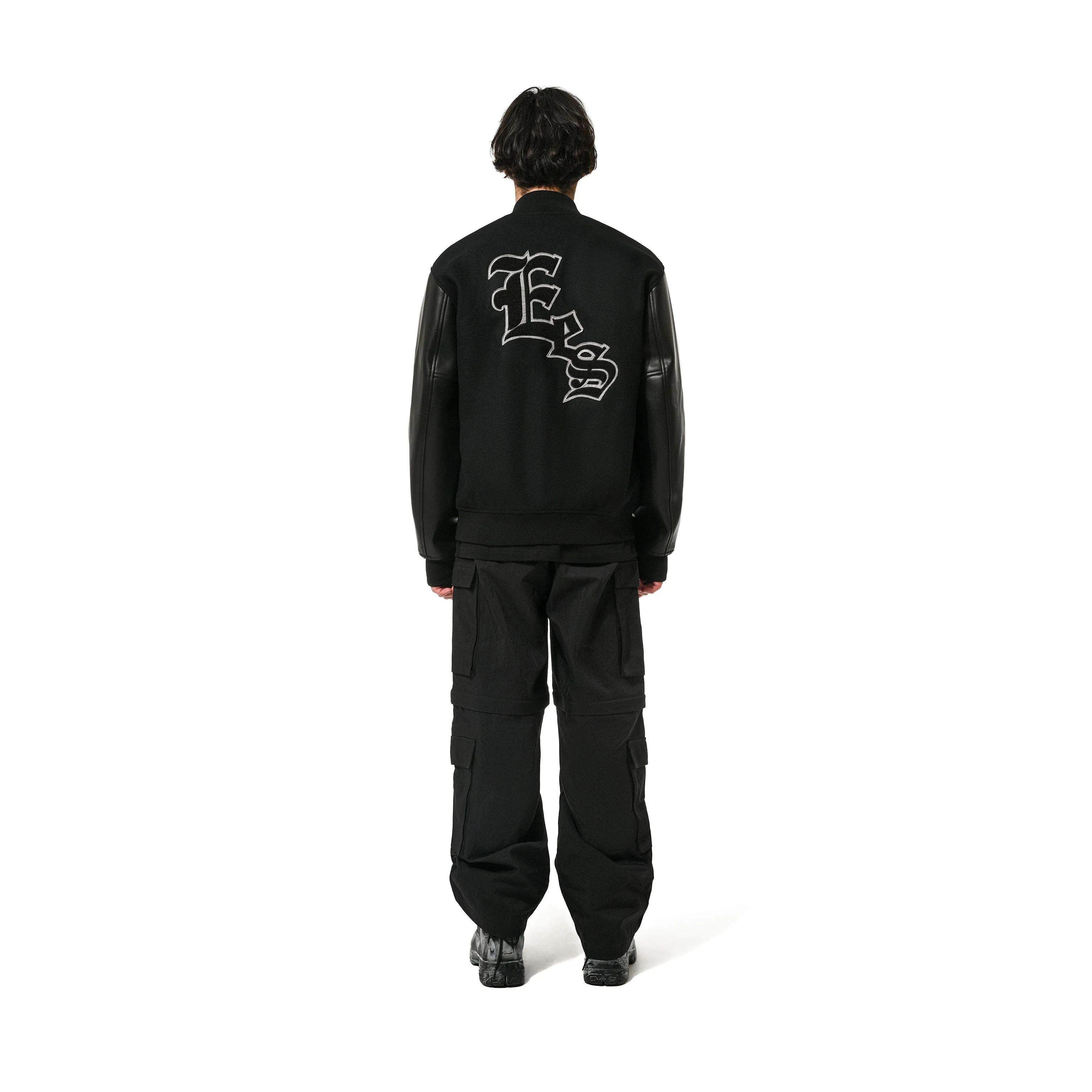 1886 VARSITY JACKET - BLACK