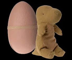 2022 Maileg Medium Dark Ocher Gantosaurus in Egg