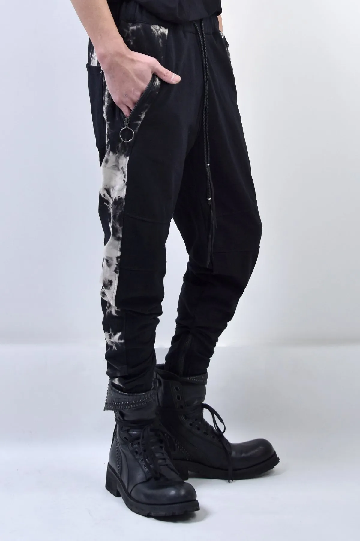 2101-PT09A Tie Dye Combi Track Pants 01