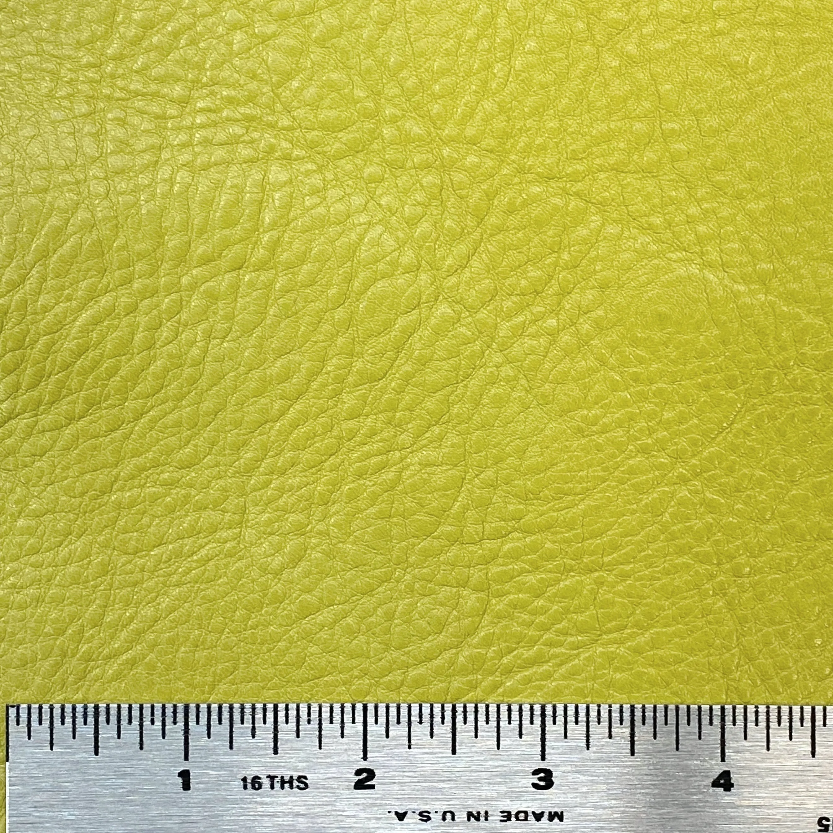 5oz (2mm) Cow Leather - Chartreuse (per square foot)