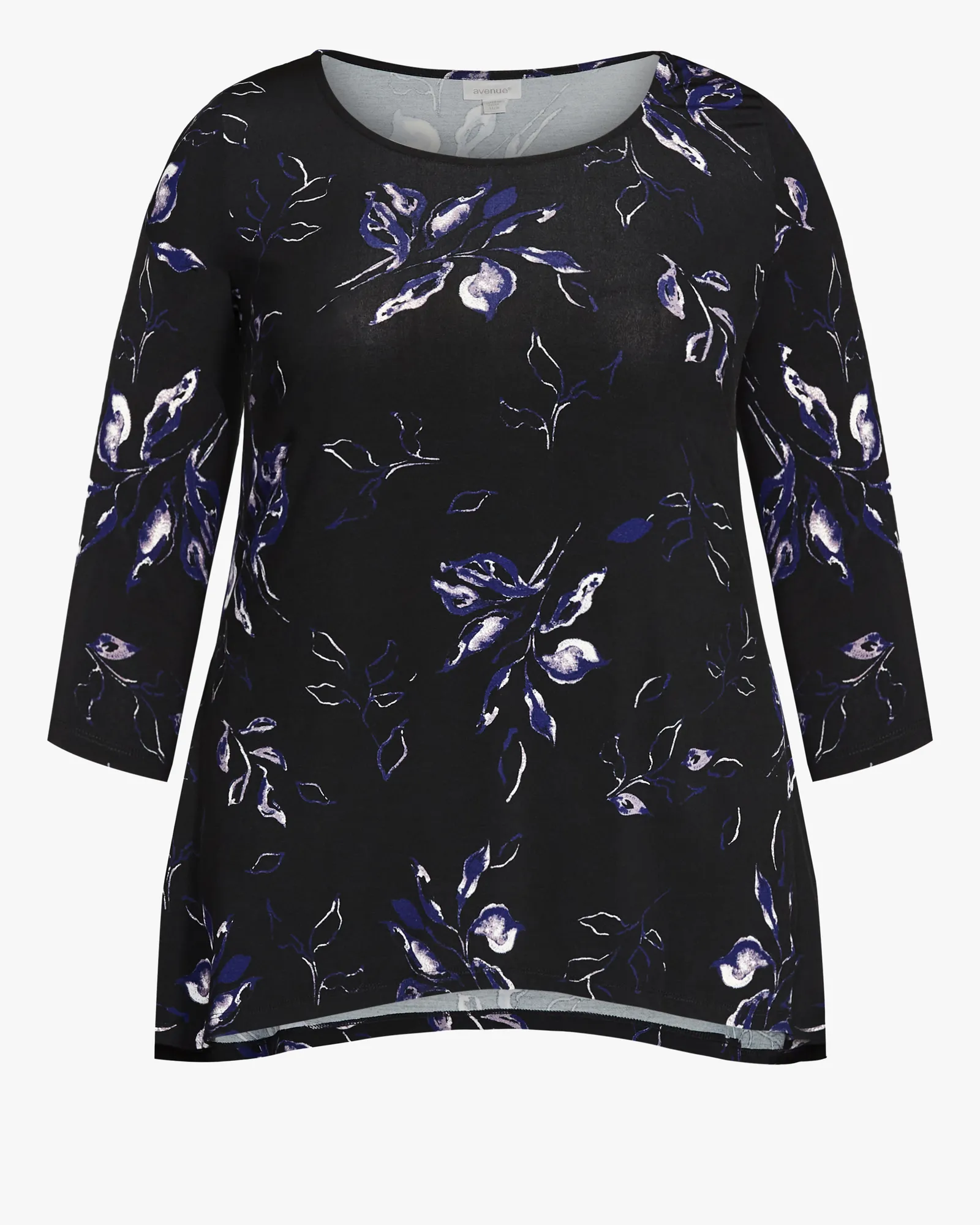 Alana Tunic | Black / Navy