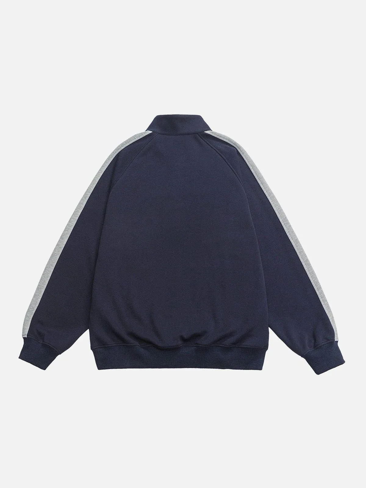 AlanBalen® - Color Block Polo Sweatshirt