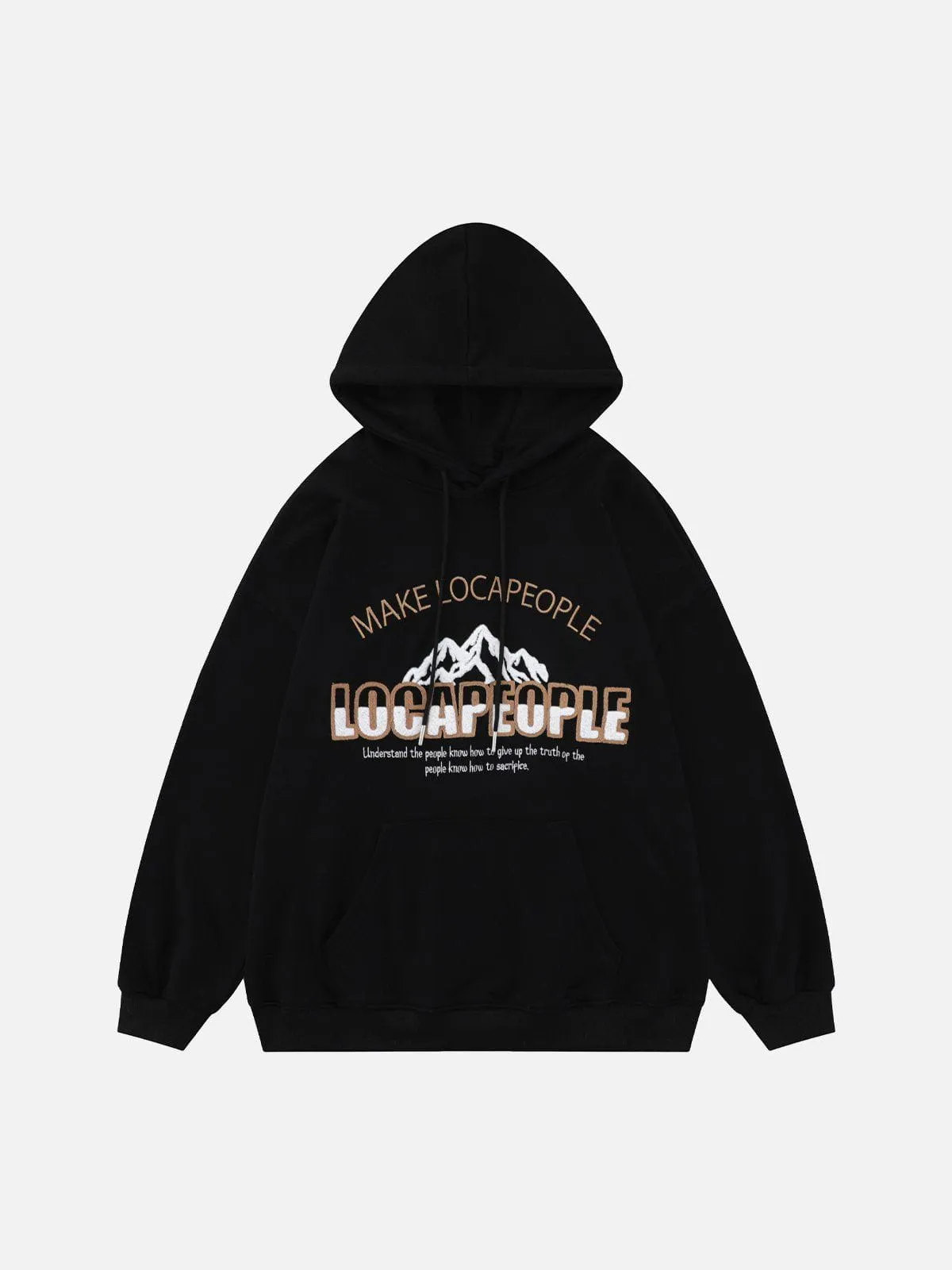 AlanBalen® - Flocked Mountain Hoodie