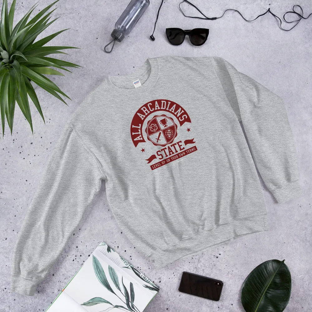 All Arcadians State Unisex Sweatshirts