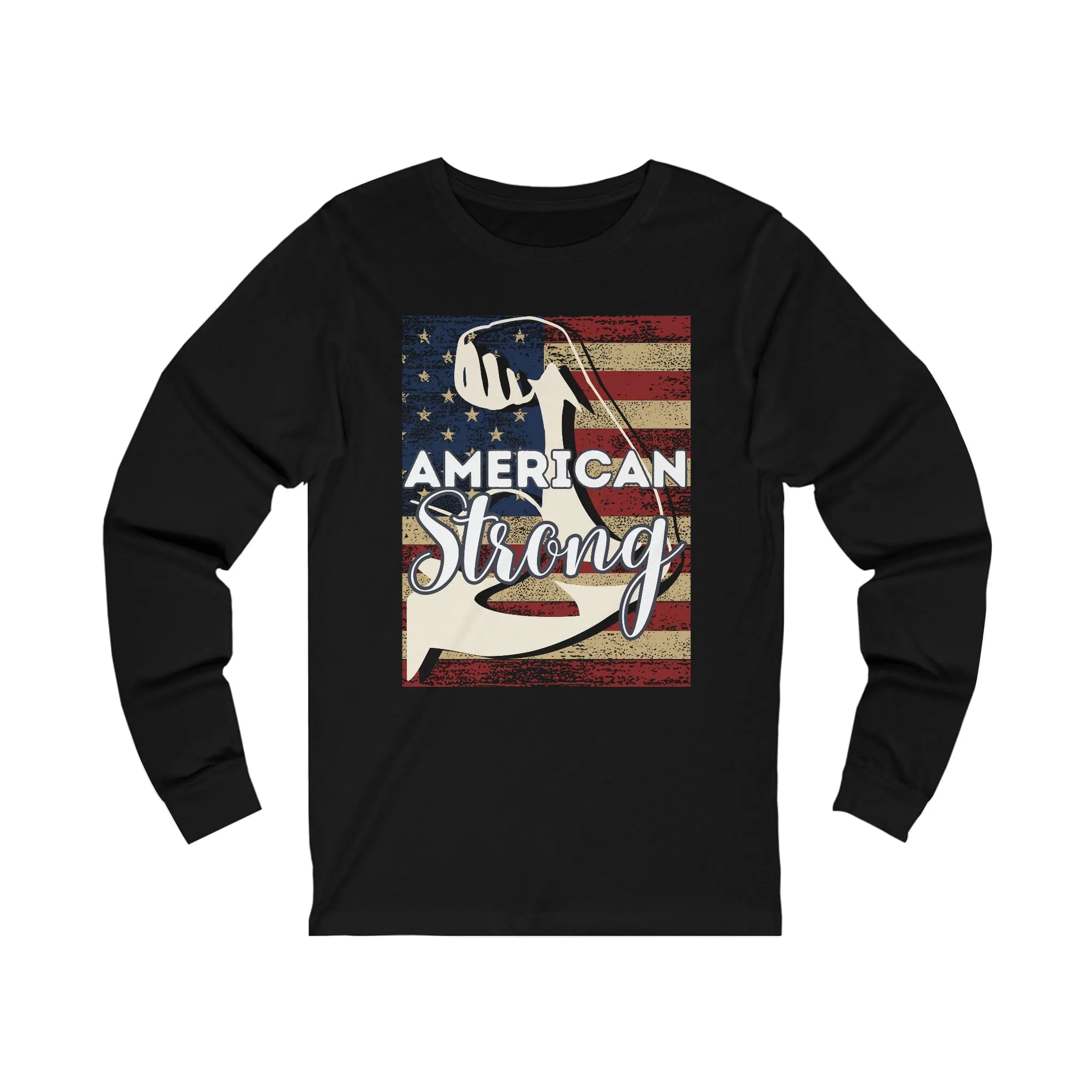 American Strong - Unisex Jersey Long Sleeve Tee
