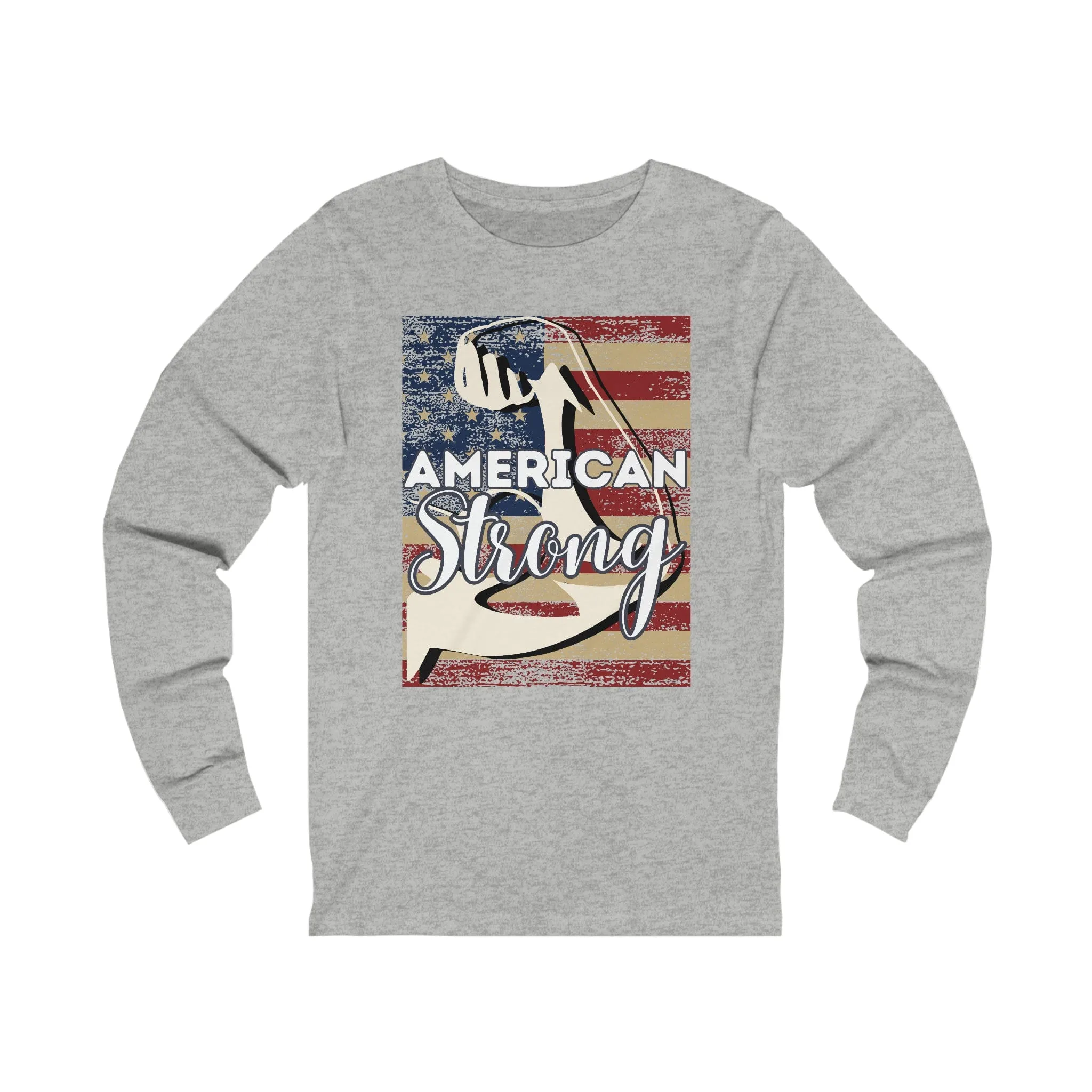 American Strong - Unisex Jersey Long Sleeve Tee