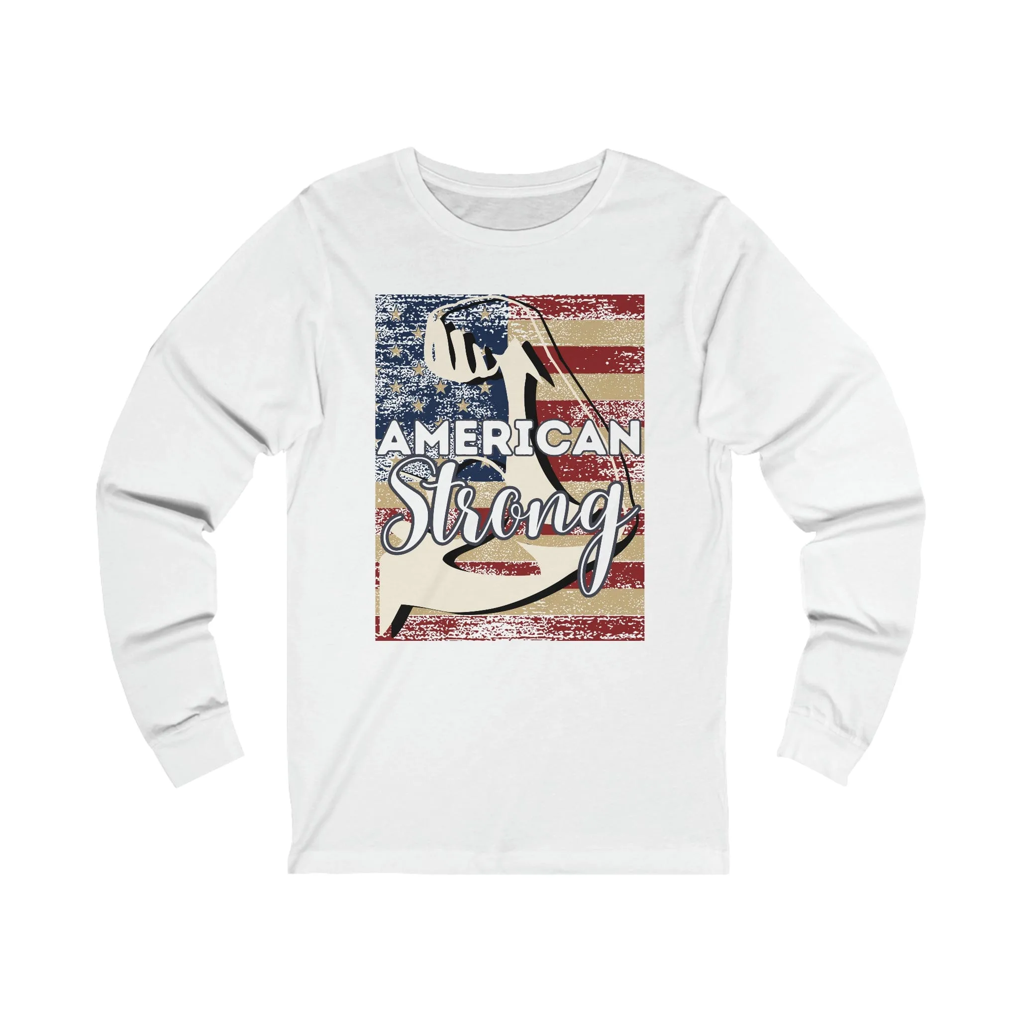 American Strong - Unisex Jersey Long Sleeve Tee