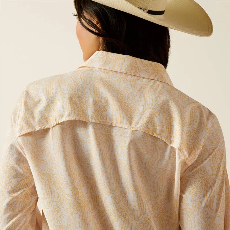 ARIAT LADIES VENTTEK LONG SLEEVE PAISLEY SHIRT STYLE 10051328