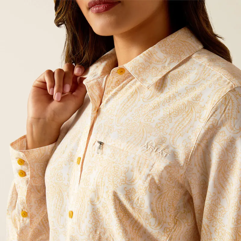 ARIAT LADIES VENTTEK LONG SLEEVE PAISLEY SHIRT STYLE 10051328