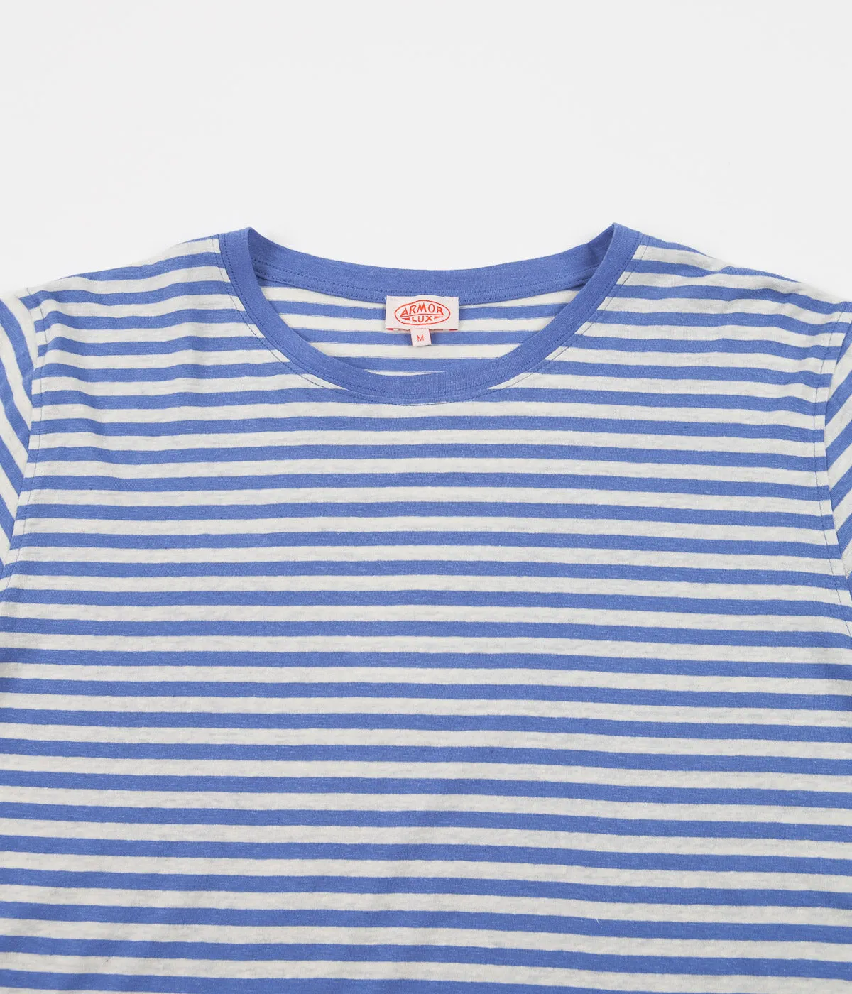 Armor Lux Striped Breton Long Sleeve T-Shirt - Lapis / Nature