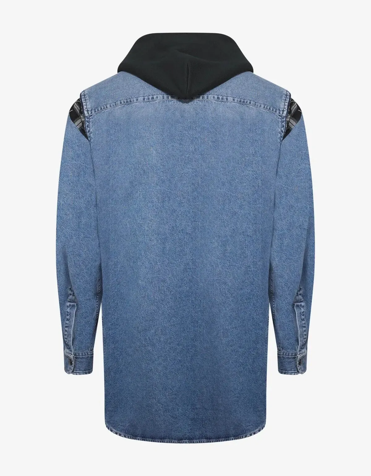 Balenciaga Denim Twinset Hooded Shirt
