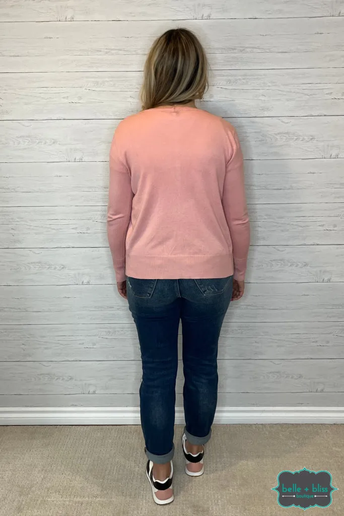 Belle Button Cardi - Cotton Candy