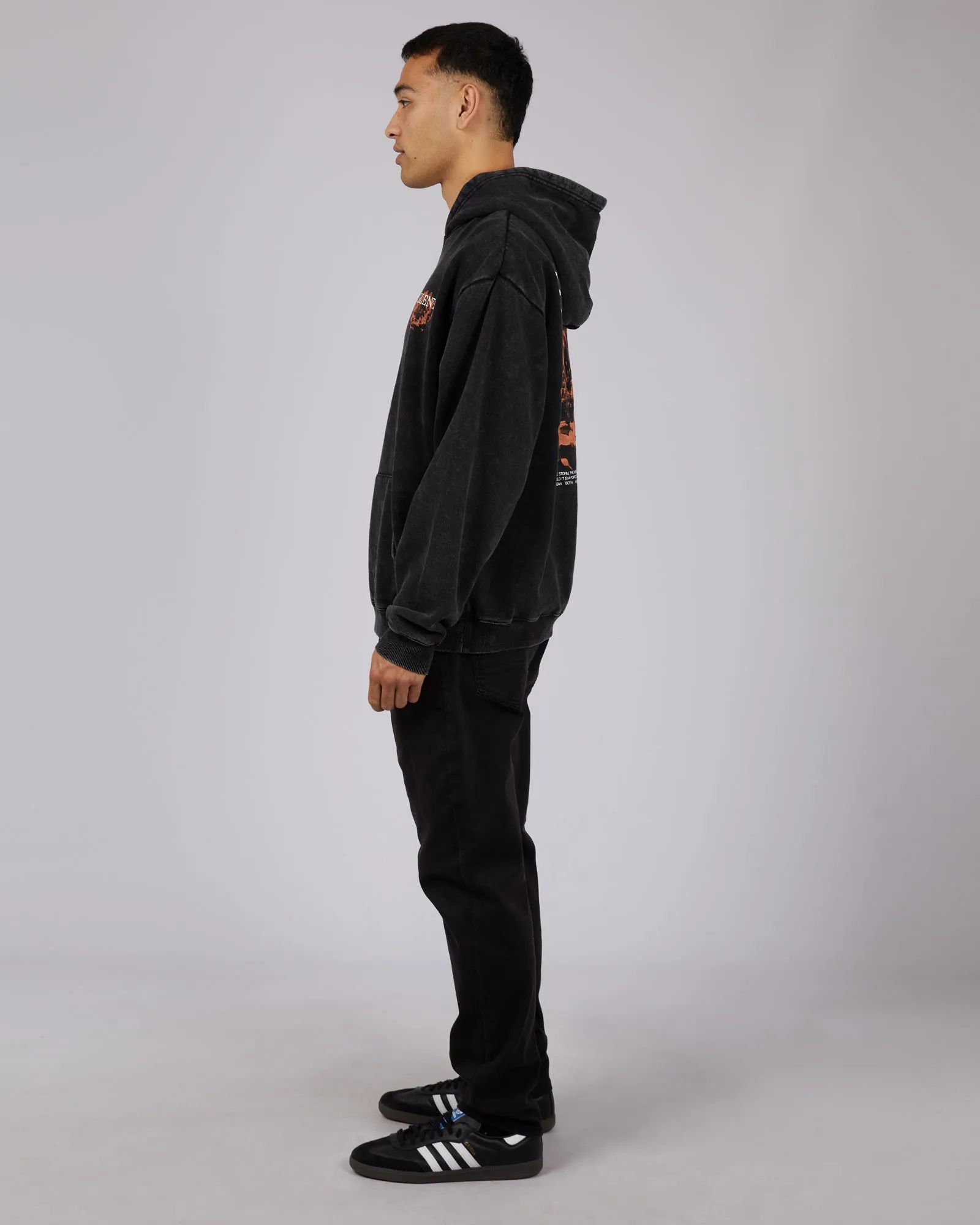 Bloom Hoodie Washed Black