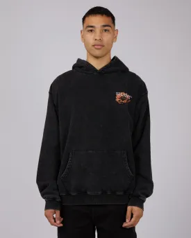 Bloom Hoodie Washed Black