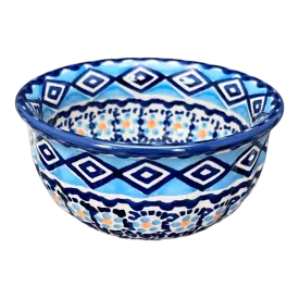 Bowl, Round, 4.5" in "Blue Diamond" by Manufaktura | M082U-DHR