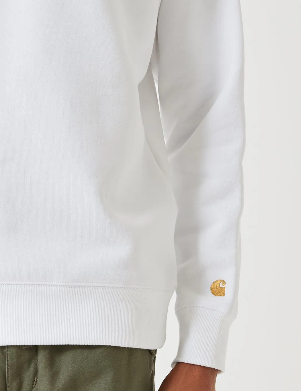 Carhartt-WIP Chase Sweatshirt - White
