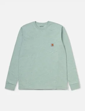 Carhartt-WIP Pocket Long Sleeve T-Shirt - Zola Heather