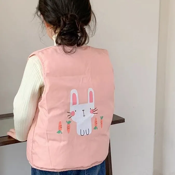 Cartoon Reversible Down Vest