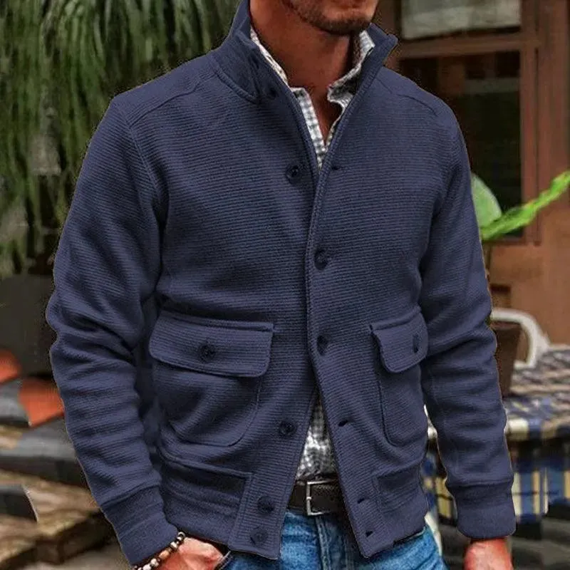 Casual Corduroy Jas Heren - Gesoleerde voering biedt extra warmte op koude dagen.W