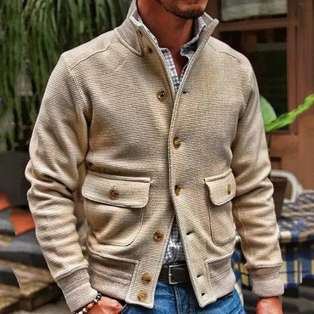 Casual Corduroy Jas Heren - Gesoleerde voering biedt extra warmte op koude dagen.W