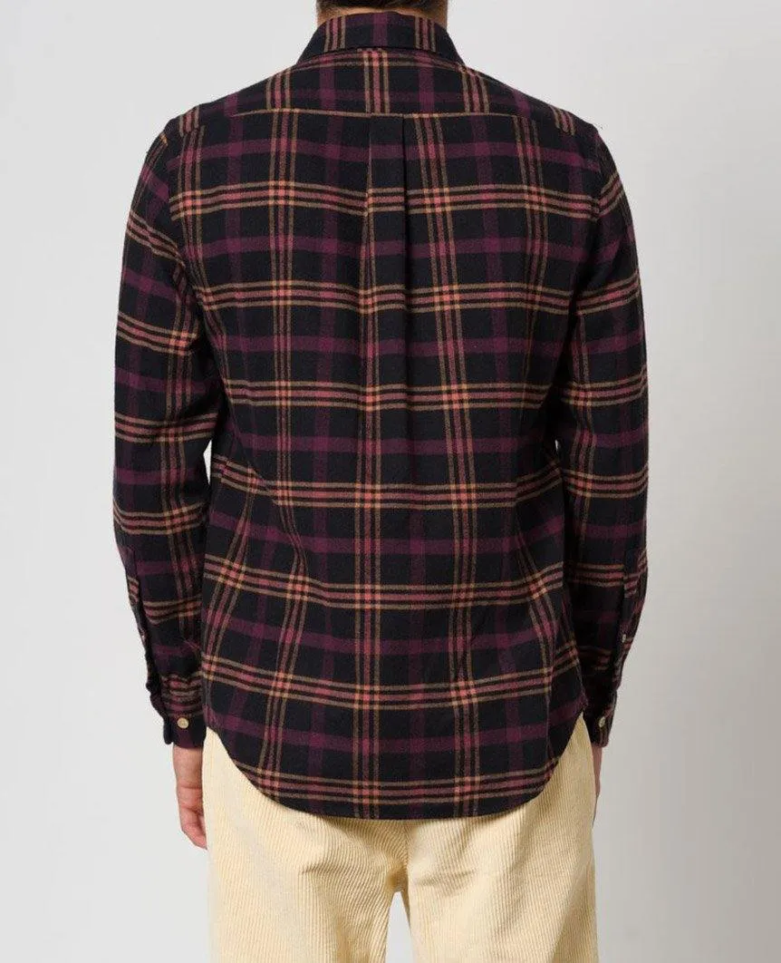 Compact Check Long Sleeve Buttondown Shirt