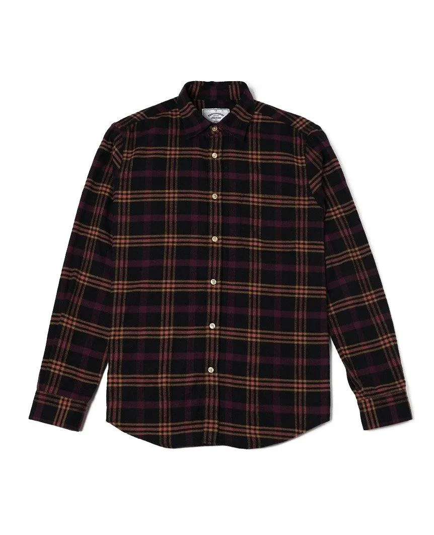 Compact Check Long Sleeve Buttondown Shirt