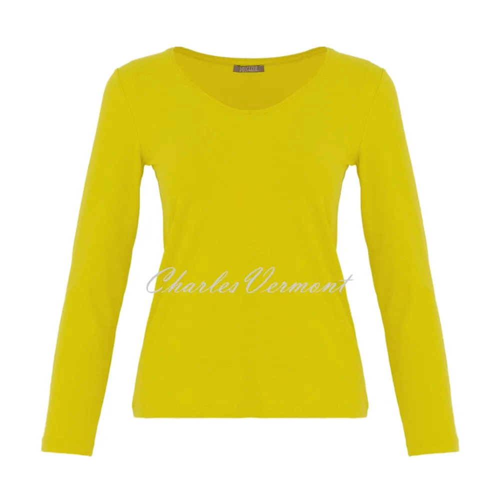 Dolcezza 'Essential Basics' V-Neck Top - Style 74502 (Citrus)