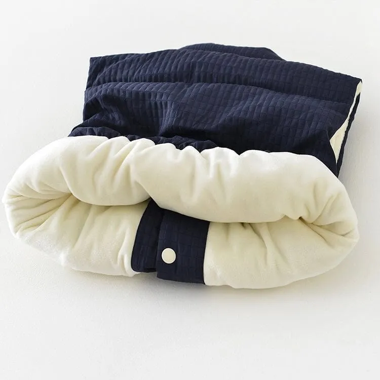 Embroidered Letter Quilted Thickened Baby Winter Vest