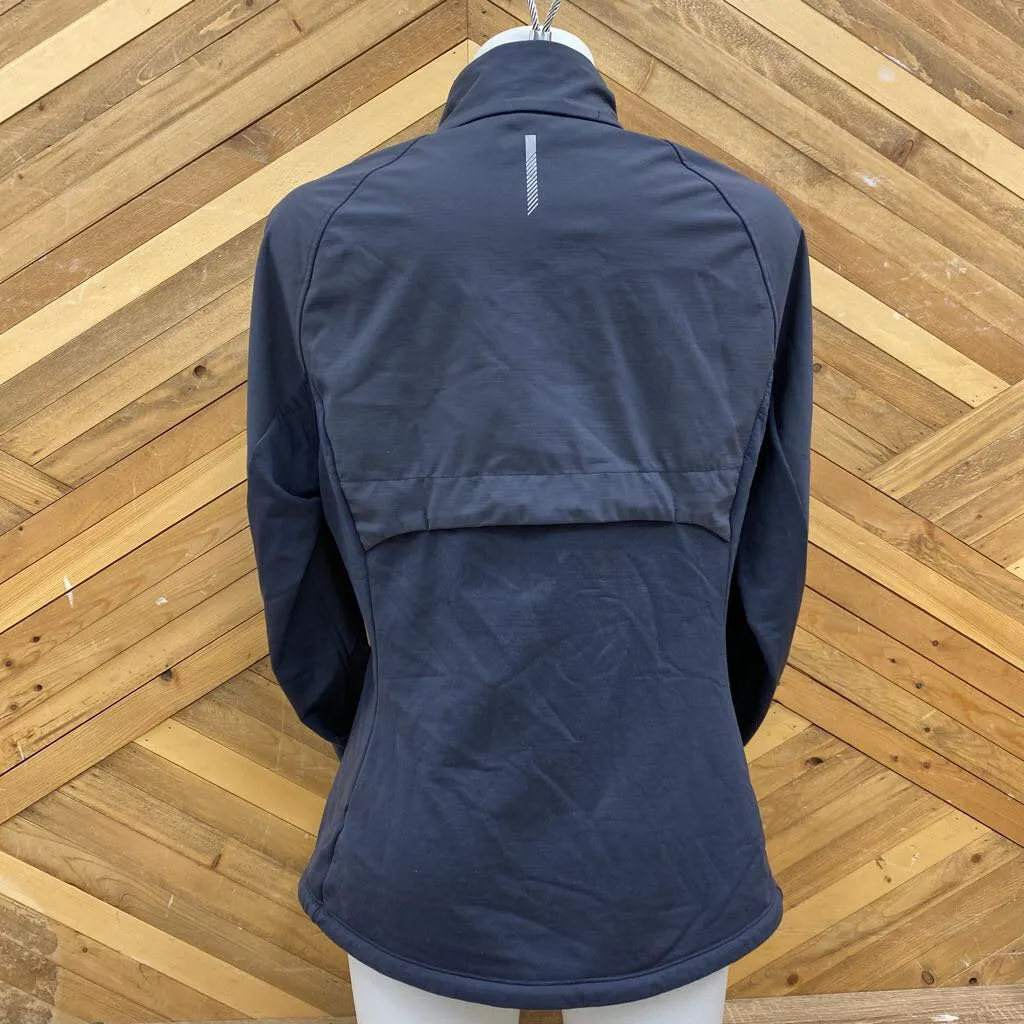 icebreaker - Women's Hybrid Softshell Jacket - MSRP comp $338: Grey/Navy-women-LG