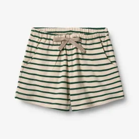 Jersey Shorts Kalle - green stripe