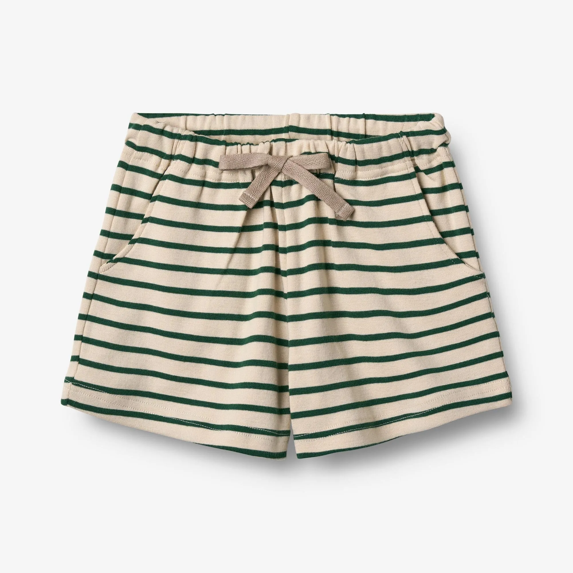 Jersey Shorts Kalle - green stripe