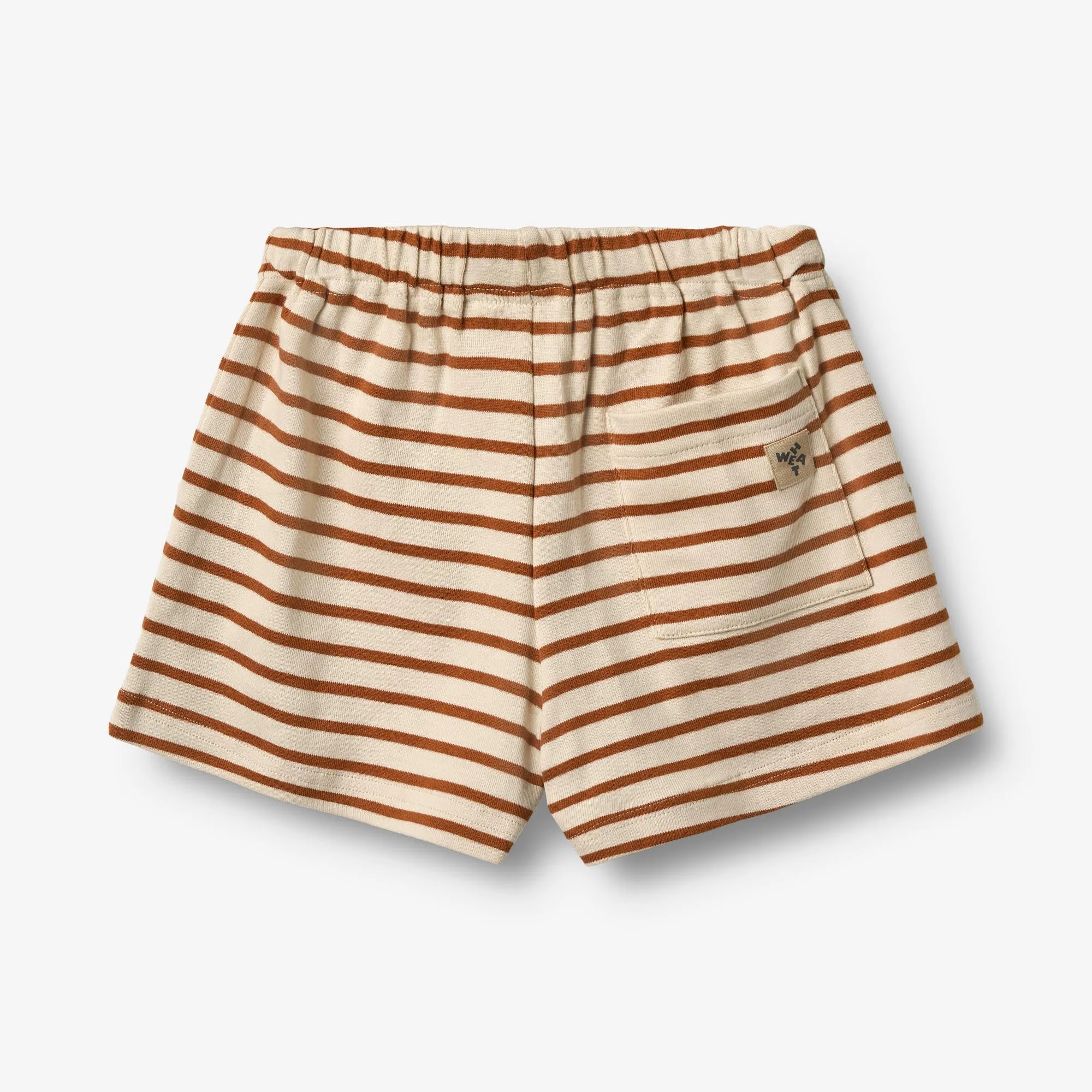 Jersey Shorts Kalle - warm caramel stripe