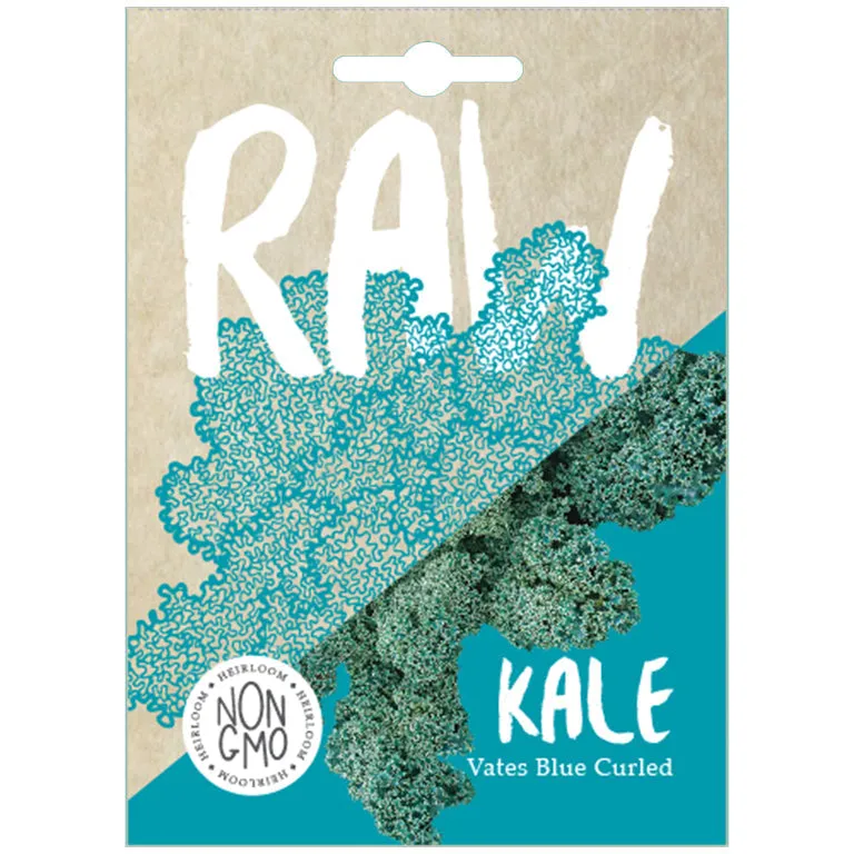 Kale Vates Blue Curled Seeds