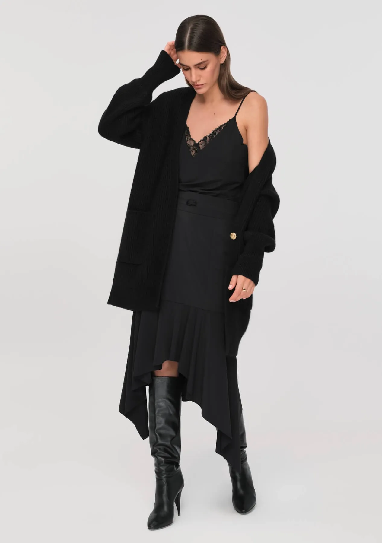 LOREN Lace Top black