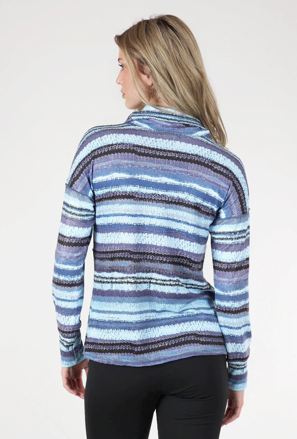 Merrow Brushed Cowl Pullover, Frost