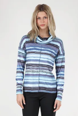 Merrow Brushed Cowl Pullover, Frost