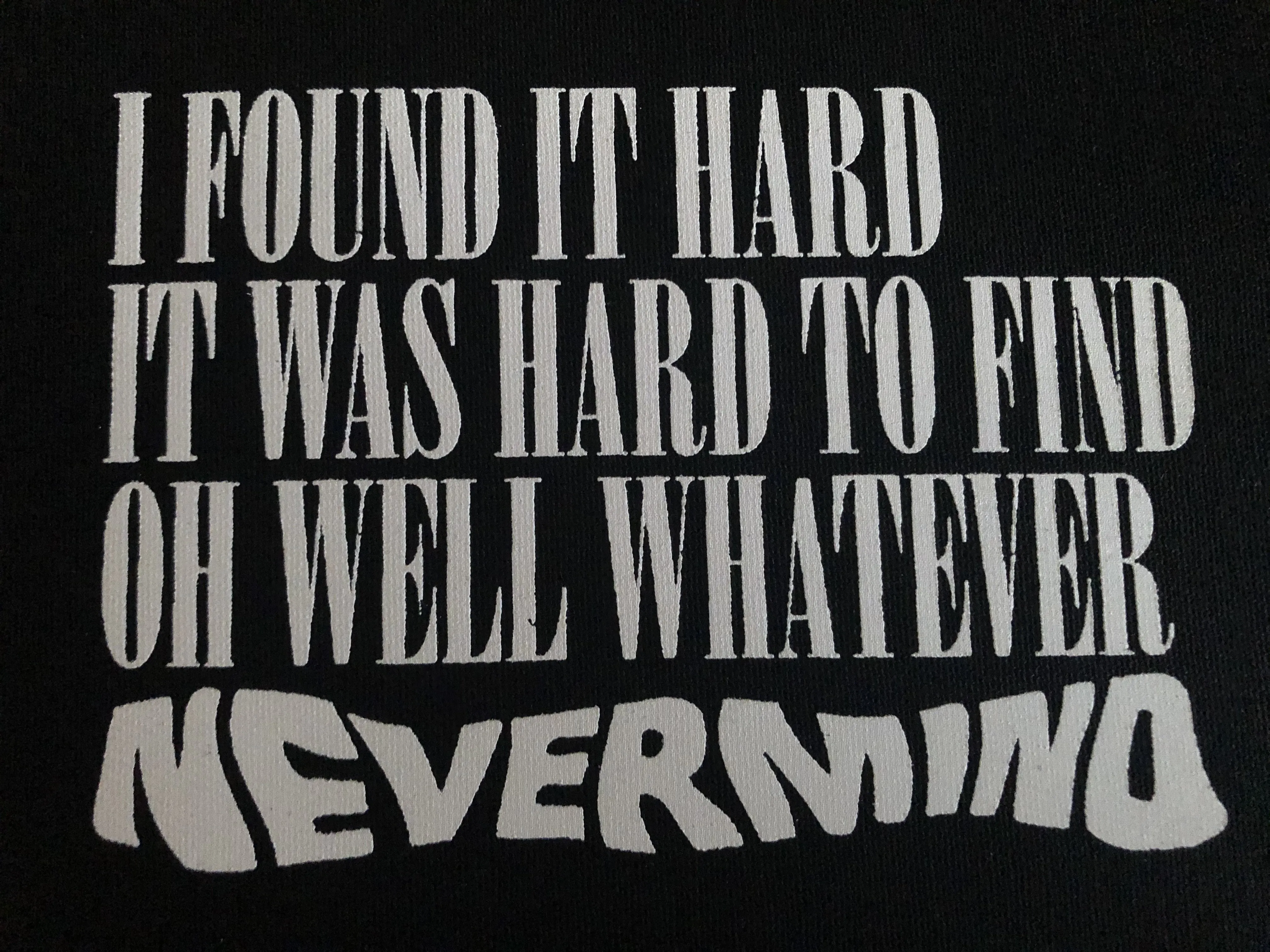 Nirvana In Utero Black Denim Battle Jacket Dumb Smiley Hangover