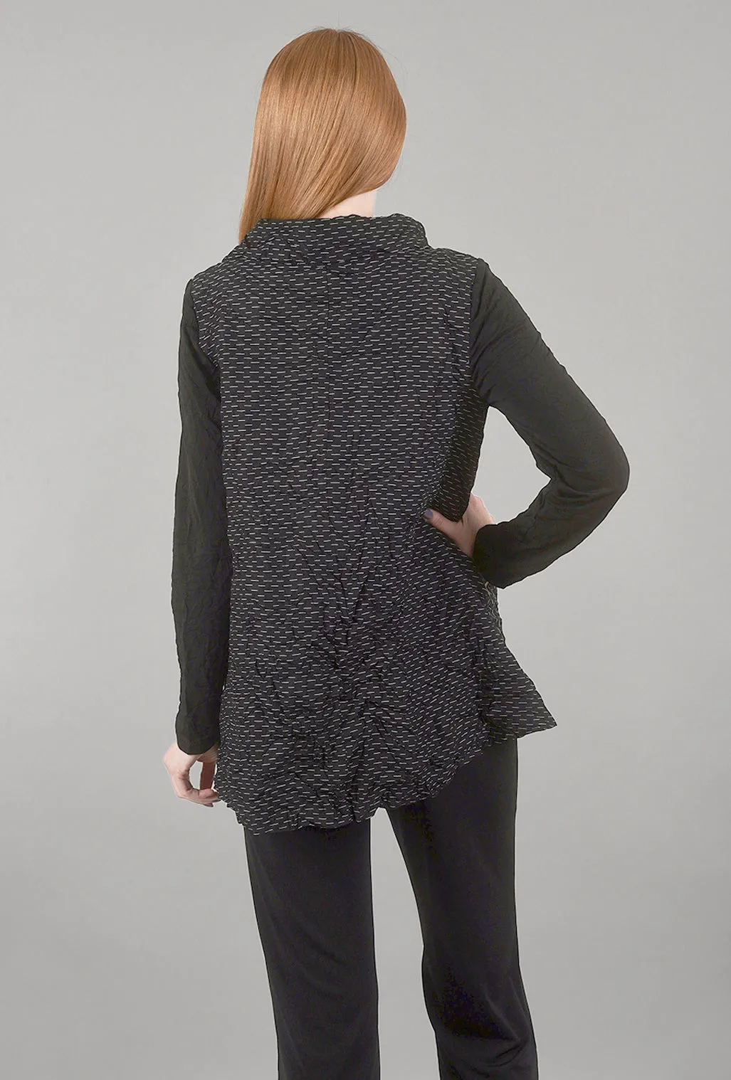 Perfect Sculpt Scrunch Tunic, Black