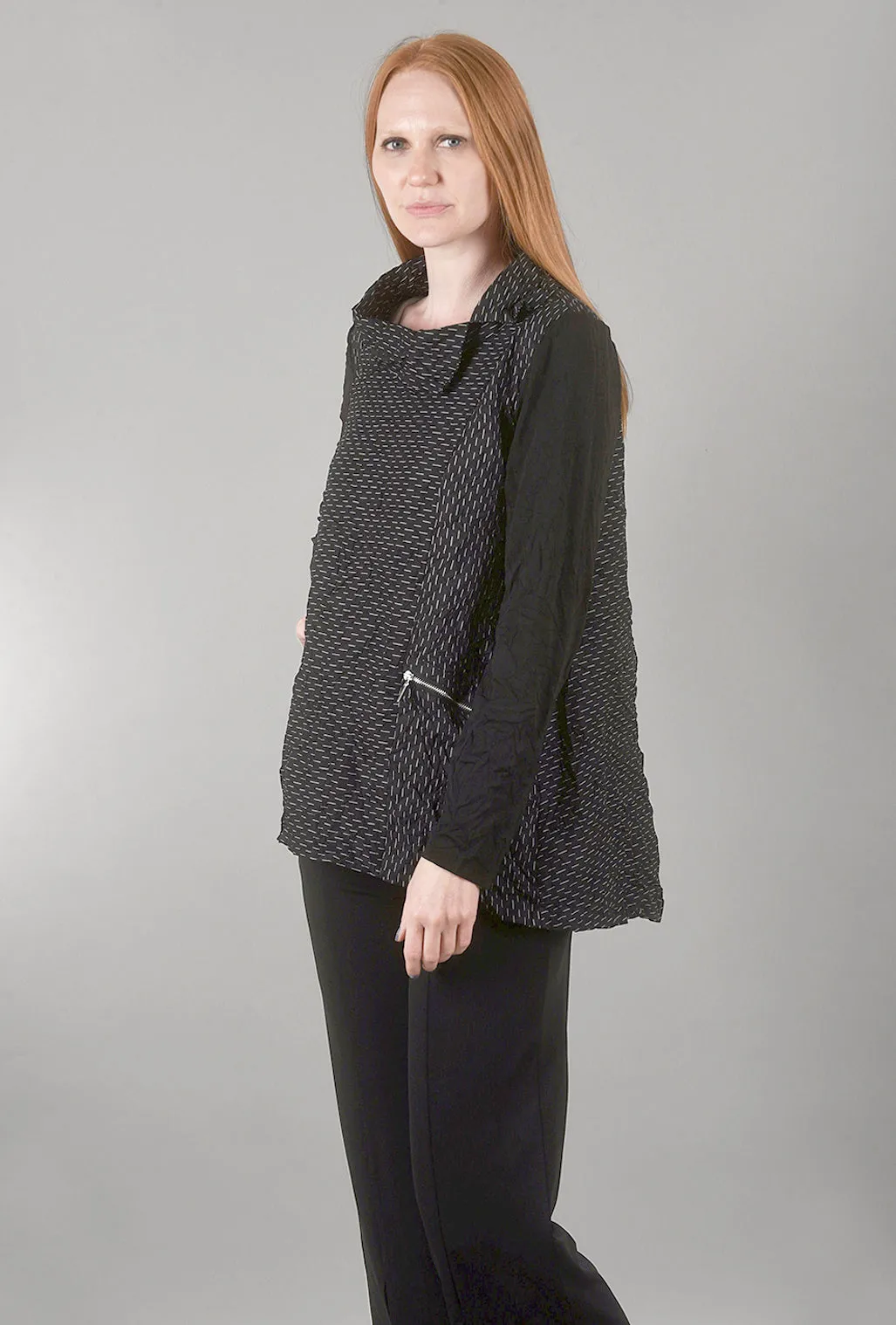 Perfect Sculpt Scrunch Tunic, Black