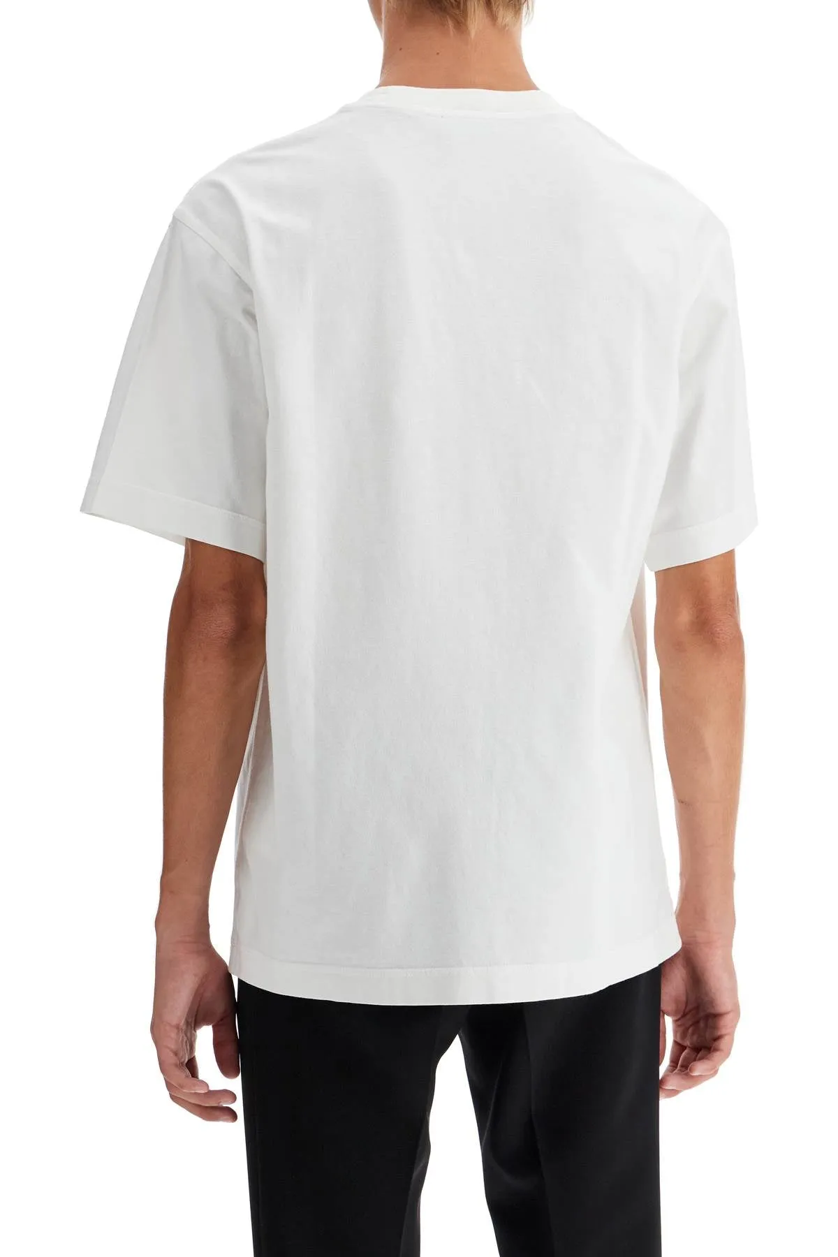 "ekd embroidered t-shirt 8095105 CHALK