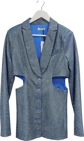 SLA the label Blue Cleo Blazer Dress UK S