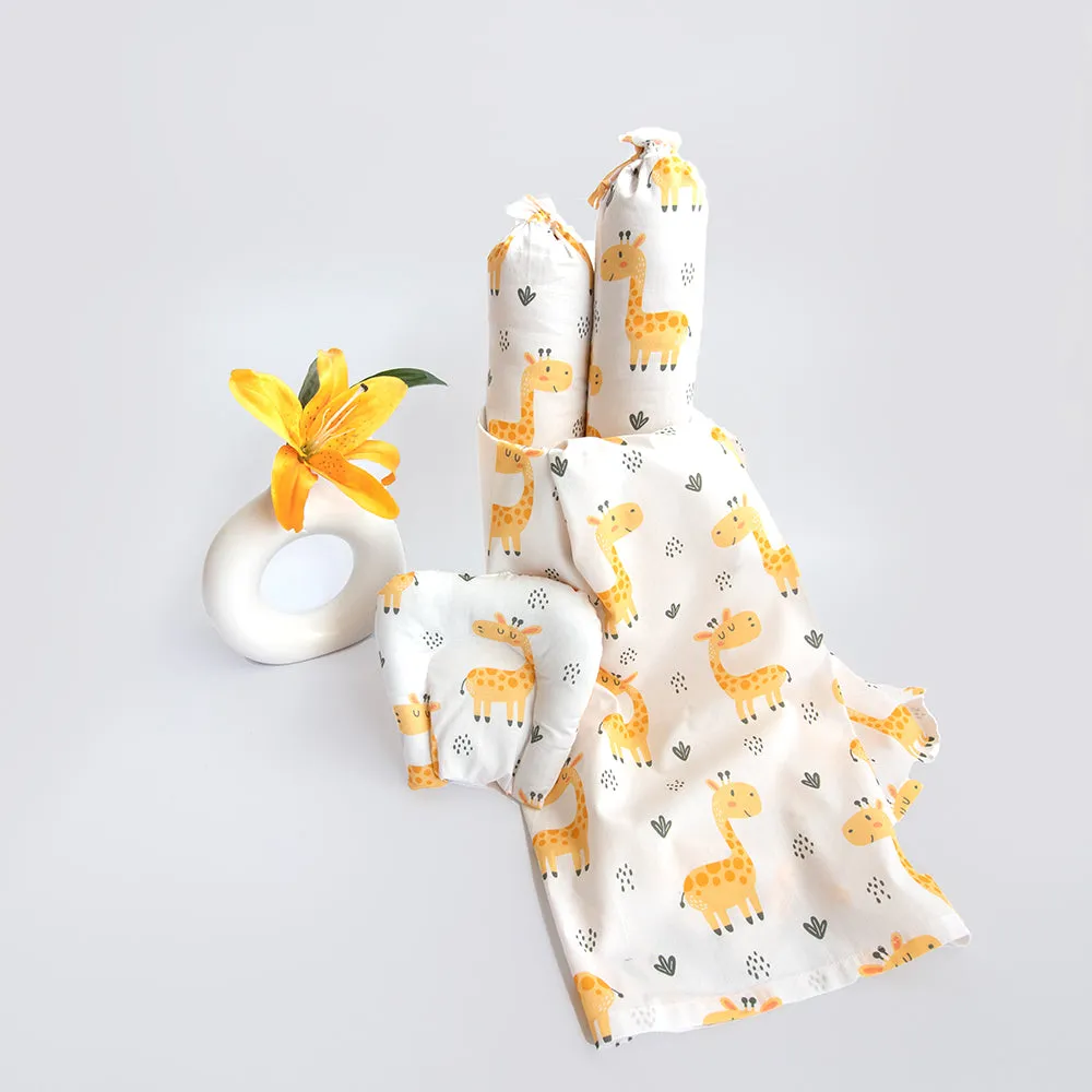 Super Value Bedding Set - Baby Giraffe & Cute Polka (Set Of 11)