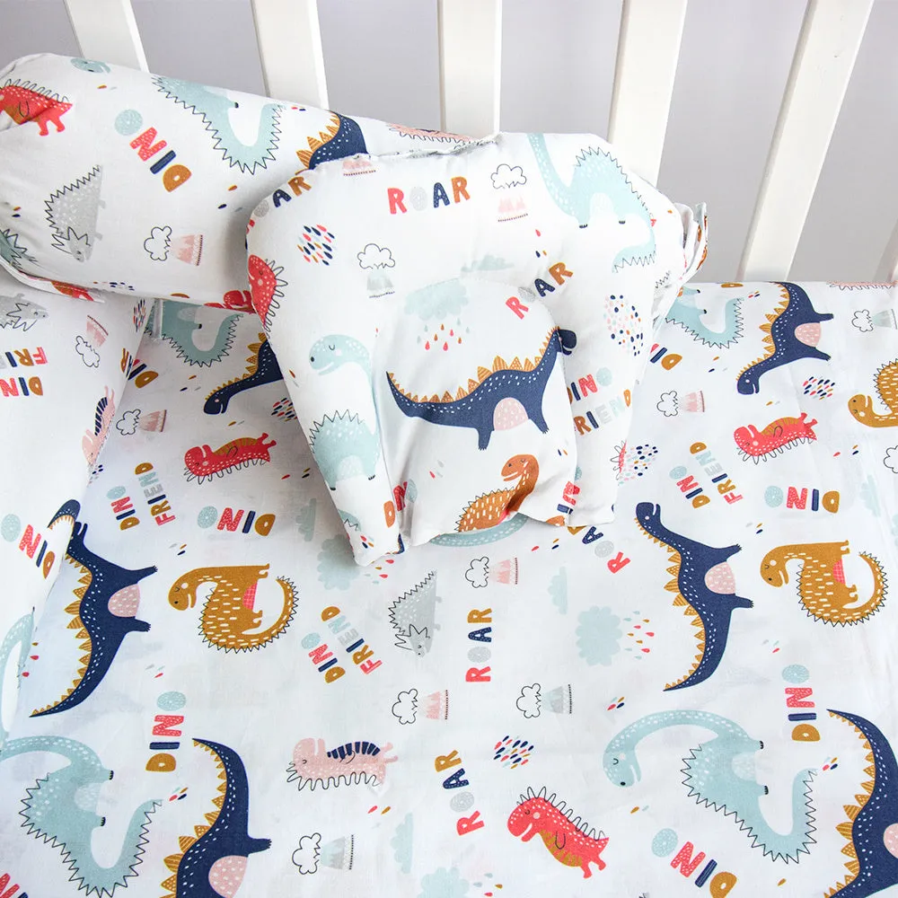 Super Value Bedding Set - Dino Friend & Doodle Circles (Set Of 11)