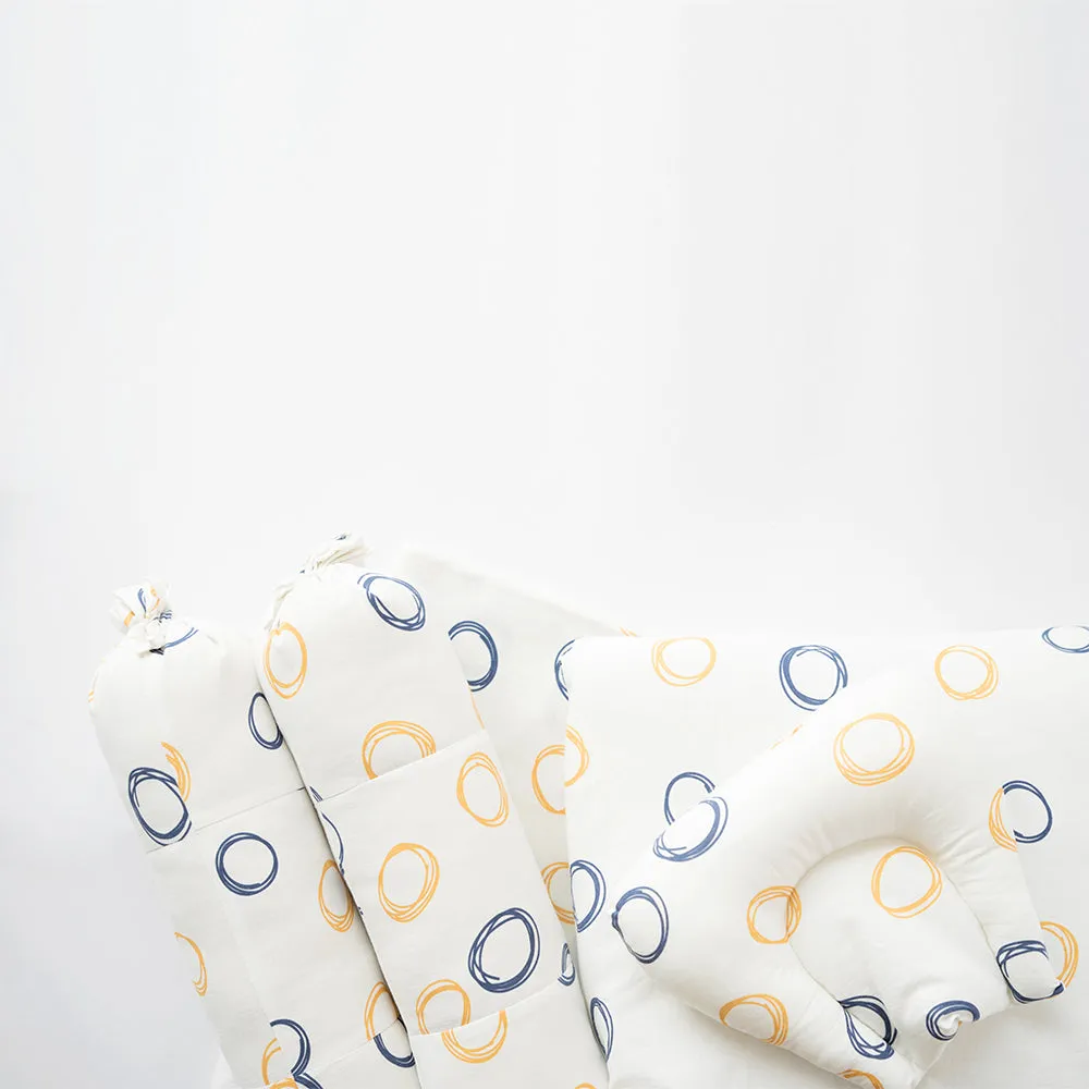 Super Value Bedding Set - Dino Friend & Doodle Circles (Set Of 11)