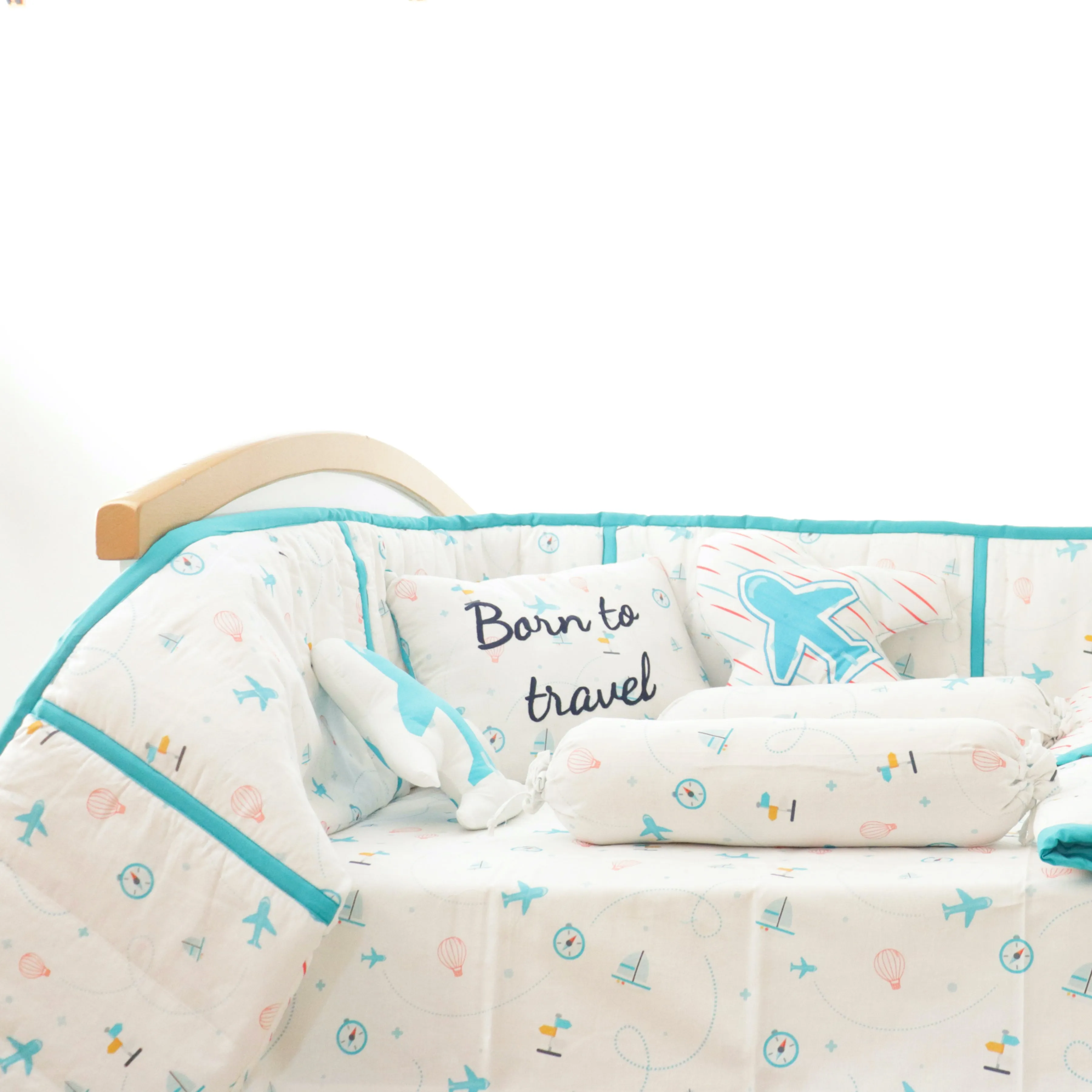Super Value Bedding Set - Lil Travellers & Doodle Rain (Set Of 11)
